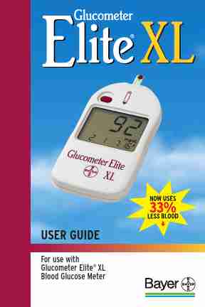 Bayer HealthCare Blood Glucose Meter Elite XL-page_pdf